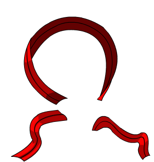 Hellish Neko Goddess ribbon