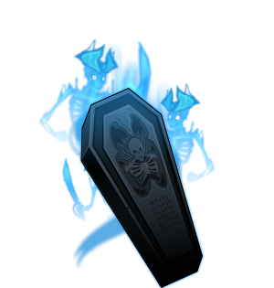 Skeletal Spirits Coffin Cape