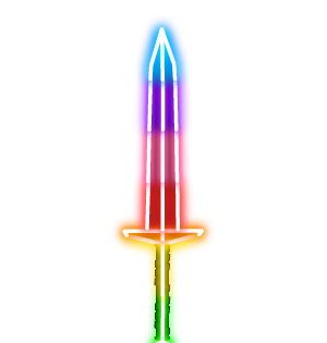 Neon Shadow Dagger