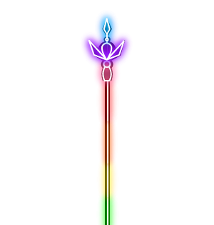 Neon Shadow Staff