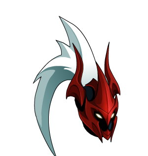 Crested Crimson Helmet