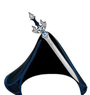 Sapphire Knight's Bladed Cape