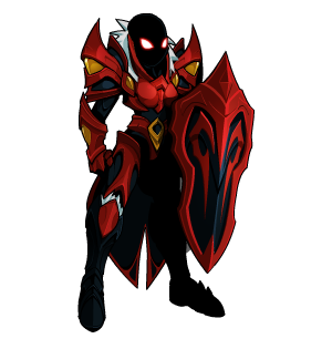 Crimson Knight and Shield male