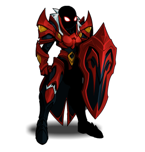 Crimson Knight and Shield male