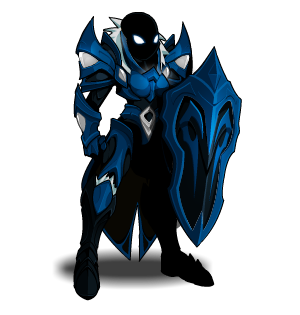 Sapphire Knight and Shield male