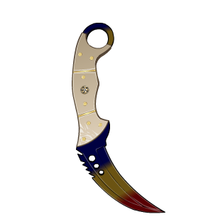 Talon Knife Marble Fade