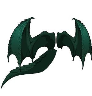 Green DragonbornTail Wings