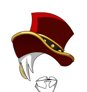 Bearded Red Naval Top Hat